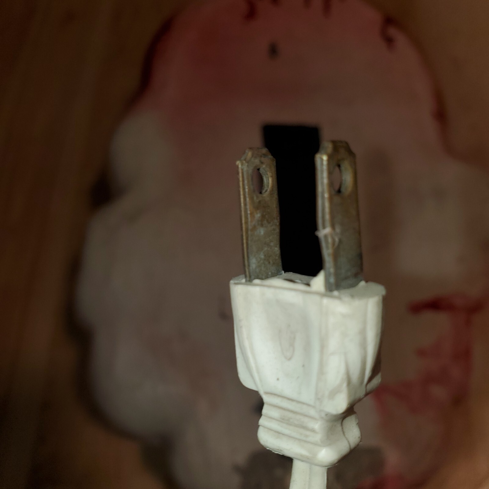 Vintage Christmas Light Blow Mold Santa Face Head 21.5” Union Products