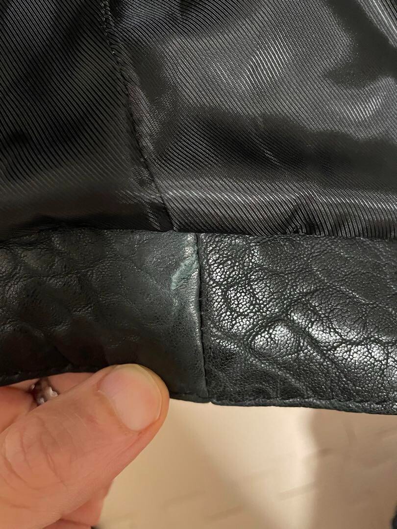 BALMAIN PALIS lamb leather riders black size: 44(SS) | eBay