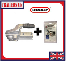 Genuine Bradley D201 Unbraked cast trailer coupling / tow hitch with LOCK