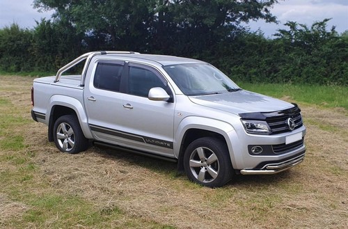 Black Side Bars Curved To Fit Isuzu D-Max Rodeo 2016-2021 Stainless Accessories - Picture 4 of 7