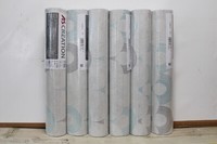 6 Rollen Vliestapete As Creation 37480-4 Grau-Blau Gemustert