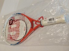 WILSON Youth US Open Recreational Tennis Racket - Orange/Blue, 19"