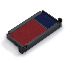 2-Pack Printy 4912 Replacement Stamp Pads Blue Red Ink for Office Stamp
