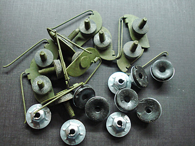 10 pcs door fender quarter moulding clips sealer nuts 3/4'' - 7/8'' NOS for Dodge