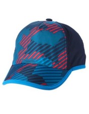 GYMBOREE GYMGO NAVY w/ COLOR STRIPED ACTIVE BASEBALL CAP HAT 2T 4 7 8 NWT