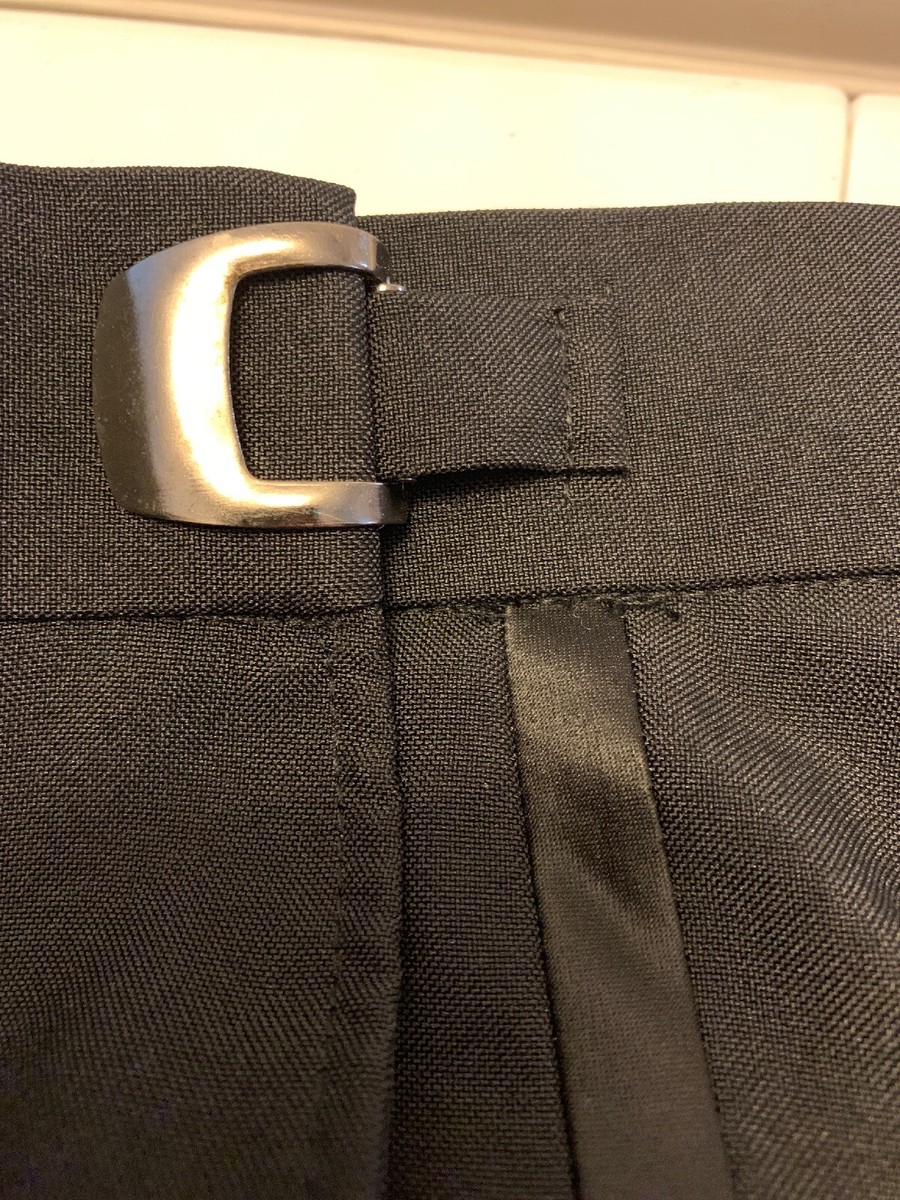 Barassi Men's Black ClassicTuxedo Size 48R Jacket Pants Adj