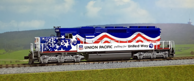 HO Kato 29-835 Union Pacific/United Way SD40-2 Diesel Locomotive