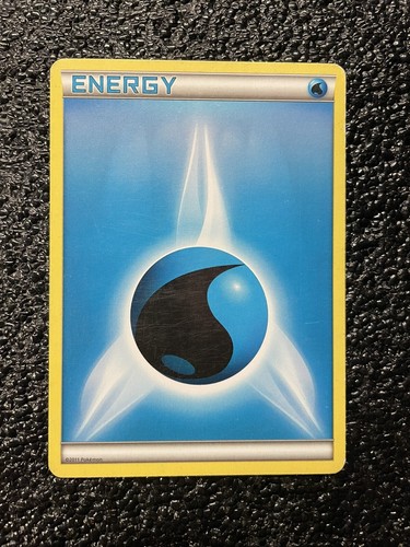 2011 Pokemon-Black & White.   WATER ENERGY -  Blue.  NM-Never Played.