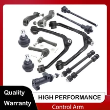 13PC Front Upper Control Arms Suspension Kit for Chevy GMC Silverado Sierra 1500