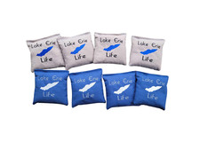 Lake Erie Regulation Duck Canvas Cornhole Bags Full Size Bean Bag Toss