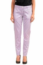 Just Cavalli Women's Purple Casual Pants US 4 IT 40