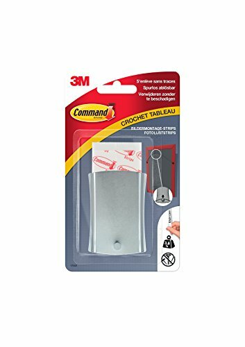 Гвоздь с металлическим рисунком Command 17048 Размер XL Грузоподъемность до 3,6 кг Одиночные крючки