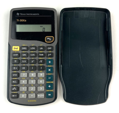 TEXAS INSTRUMENTS TI-30Xa SCIENTIFIC CALCULATOR WITH COVER 