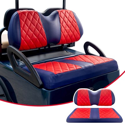NOKINS Golf Cart Diamond Seat Covers Kit, Fits Club Car Precedent Standard Front