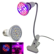 40 led Full Spectrum plant grow light lamp Flexible Desk Clip for Indoor Garden