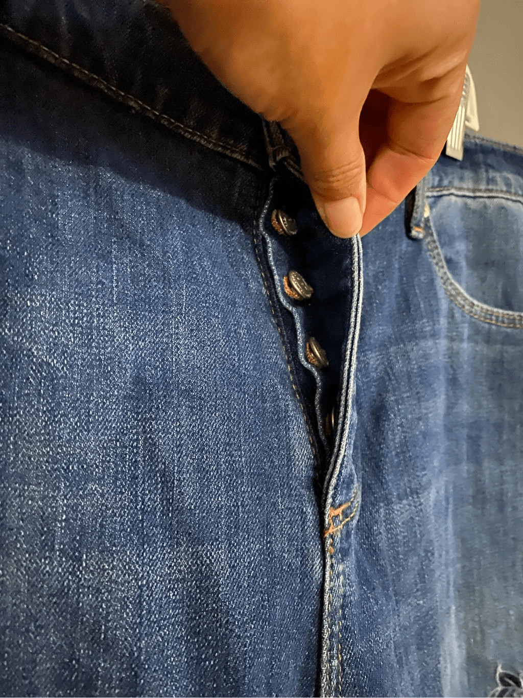 Loft Boyfriend Embroidered Jeans Size 14