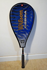 Wilson Cobra Squash Racket & Cover Titanium TI Fused Graphite Excellent New Grip