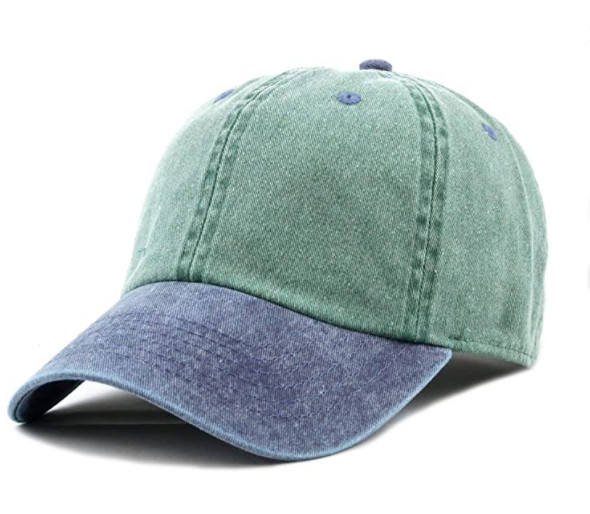 The Hat Depot Unisex Adult Blank Washed Low Profile Cotton D