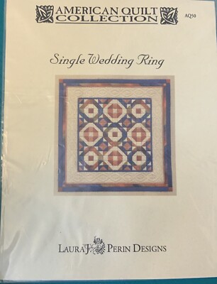 Laura J. Perin Designs Needlepoint Chart  Single Wedding Ring 