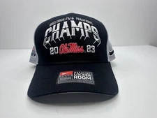 Nike Ole Miss Rebels NCAA 2023 Chick-Fil-A Peach Bowl Champions Champs Hat Cap