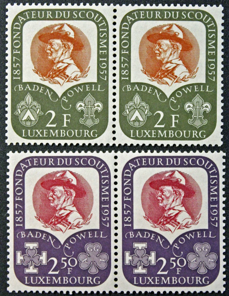 LUXEMBOURG timbres/Stamps Yvert et Tellier n°526 et 527 x2 n** (cyn8) - Photo 1/1