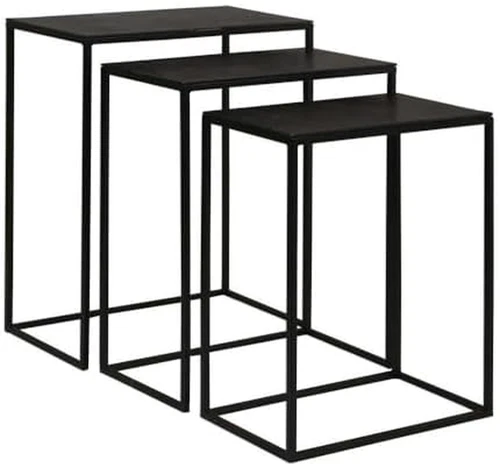 Coreene Set of 3 Nesting Tables - Stylish 25.5 Inch Design for Any Space - Picture 3 of 5