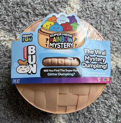 Crazy Fun Bun Squishy Super Mega Rainbow Mystery Dumpling UNOPENED 