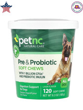 Pre Probiotic Soft Chews, All Dog, Liver, 120 Soft Chews, 6.3 oz 180 g
