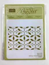 HOLLY - Stampin Up Sizzix Big Shot Embossing Folder