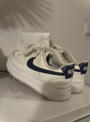 Nike Court Vision Alta - Sneaker - Damen White/Blue Gr. 38