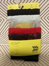    All in motion Boys' Boxer Brief Cotton Blend 5pk Size Medium 8/10  