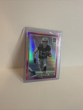 2019 Panini Hunter Renfrow Pink Optic Prizm Rated Rookie Card. rookie card picture