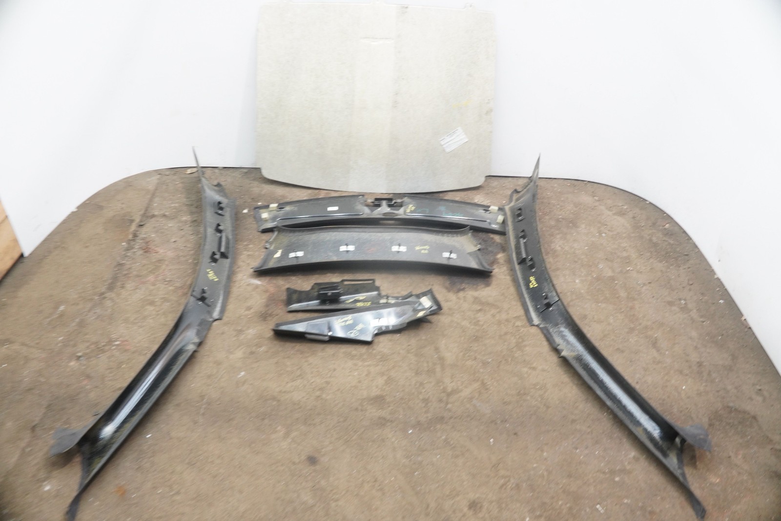 Set Roof Headliner Pillar Trim Panel 8G43-03532-AB Aston Martin V8 Vantage 2008