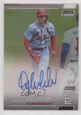2022 Topps Stadium Club Chrome Auto Dylan Carlson #SCCUA-DCA Auto 05ol