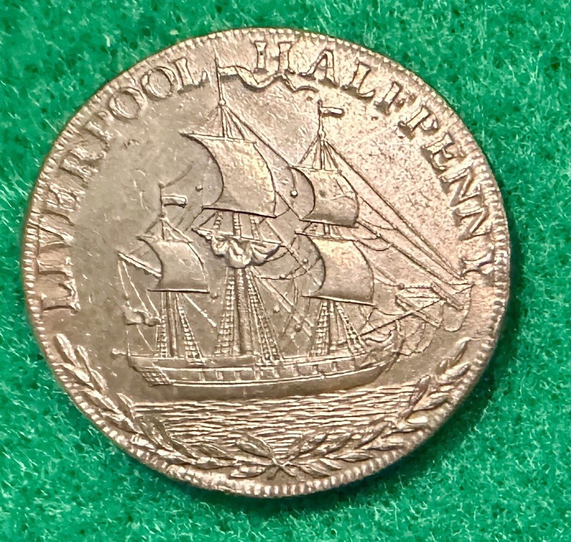 Conder Token, Lancashire, Liverpool, D&H 71