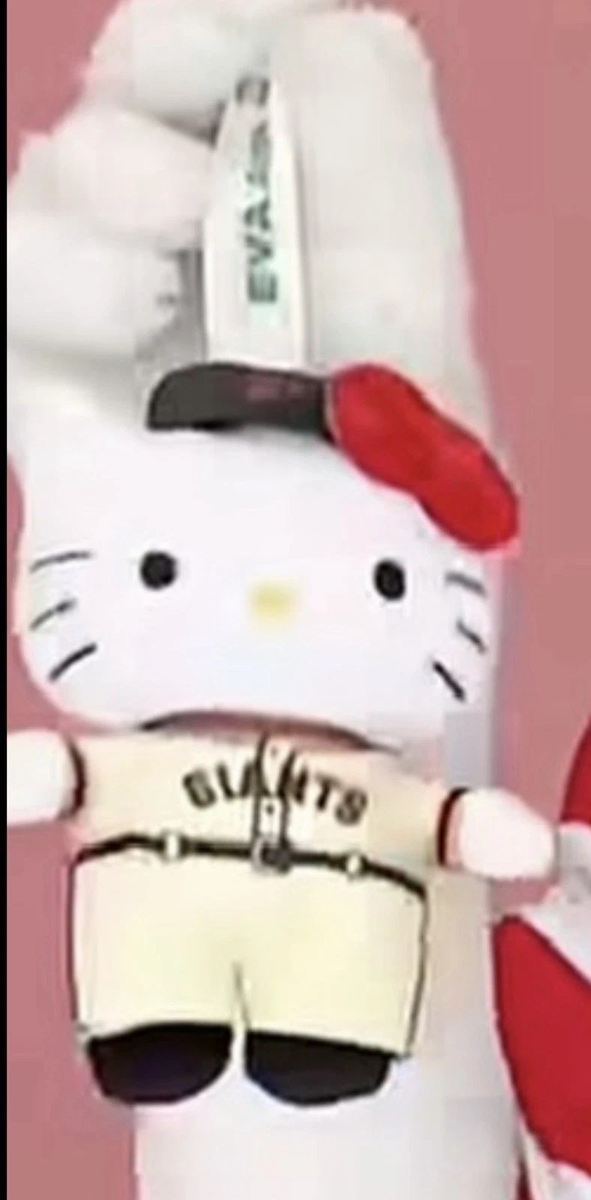 San Francisco Giants 2026 Hello Kitty Plush Keychain 