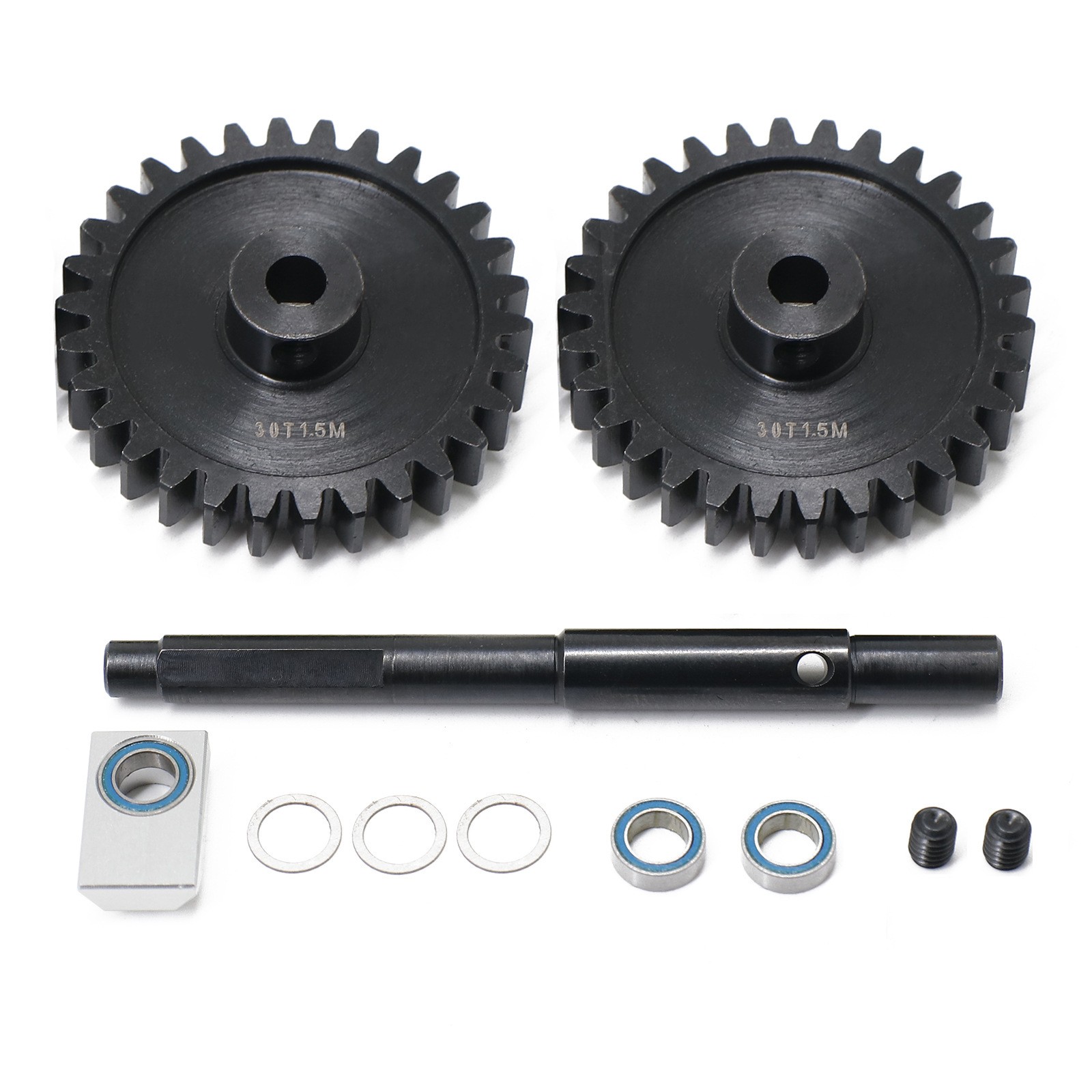 Steel HD 1.5Mod 30T+30T Pinion/Spur Gear Set For Traxxas 1/5 XRT X-MAXX K