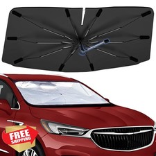 Buick Enclave 2018-26 Windshield Sun Shade Umbrella, Foldable UV Car Sunshade