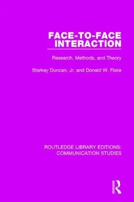Starkey Duncan (u. a.) | Face-to-Face Interaction | Buch | Englisch (2015)