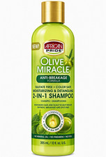 African Pride Olive Miracle Anti-Breakage 2-in-1 Shampoo/Conditioner 355ml
