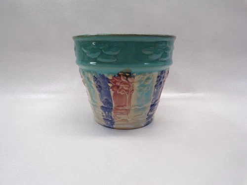 Early / Vintage Hull Pottery Blended Glaze Jardiniere - Pot #546 / 7 - 6.5" Tall