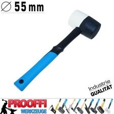 Profi Gummihammer Weich Hart Schon Ausbeul Pflaster Hammer Fiberglas Ø 55 mm S/W