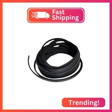 4 mm Flat Leather Cord, 5 Yards 5 Meters Strip Cord Braiding String Tan for J