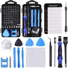 Precision Screwdriver Sets 124-Piece Computer Tool Kit with 101 Bits Magnetic, E
