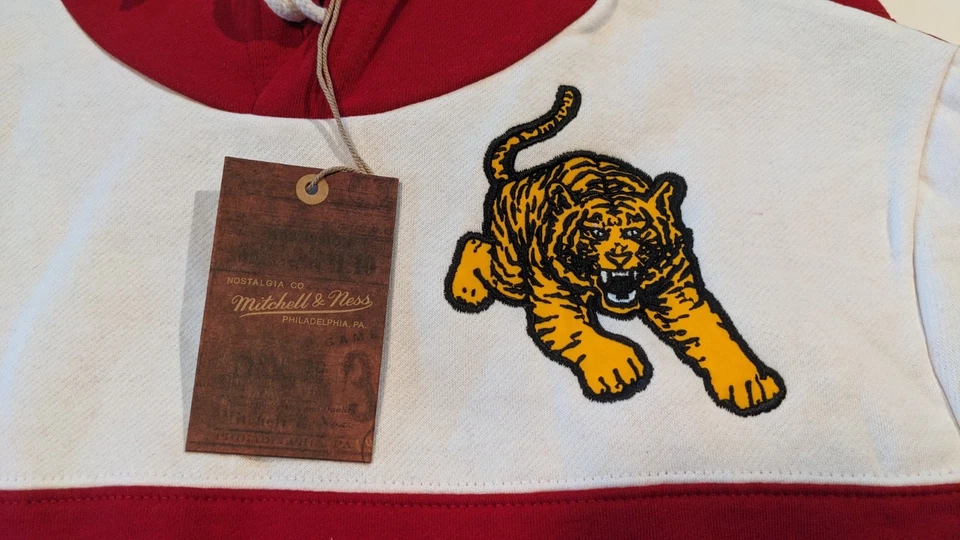 Mitchell & Ness NCAA HBCU Tuskegee Golden Tigers Fleece Hoodie Size M NWT $100 - Image 4 of 4