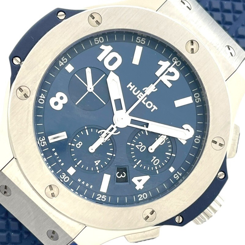 Bang Steel Blue Hublot Big Bang 44 Hublot Original Watch Face Big Bang  Original Steel Ceramic 44 Mm