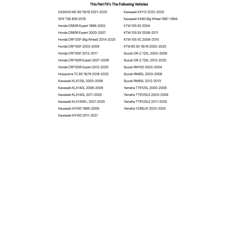 Kenda K760 Trakmaster II Rear Tire For YAMAHA TTR125LE 2003-2009,2011-2023 Foto 2 de 2