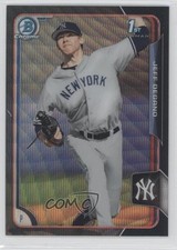 2015 Bowman Draft Chrome Asia Exclusive Black Wave Refractor Jeff Degano #44 0a1