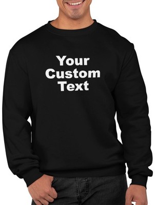 Personalisiertes Sweatshirt | Wunschtext jede Farbe Größe lustiges Zitat Unisex