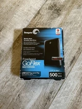 Seagate FreeAgent GoFlex 500 GB Ultra Portable Drive, USB 2.0- PC & Mac-New- FS!